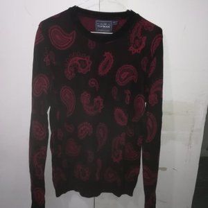 TOPMAN paisley jumper XS